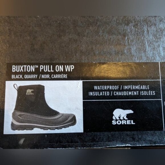 SOREL MEN'S BUXTON PULL ON BOOT Size 11.5 New in box - Picture 5 of 12